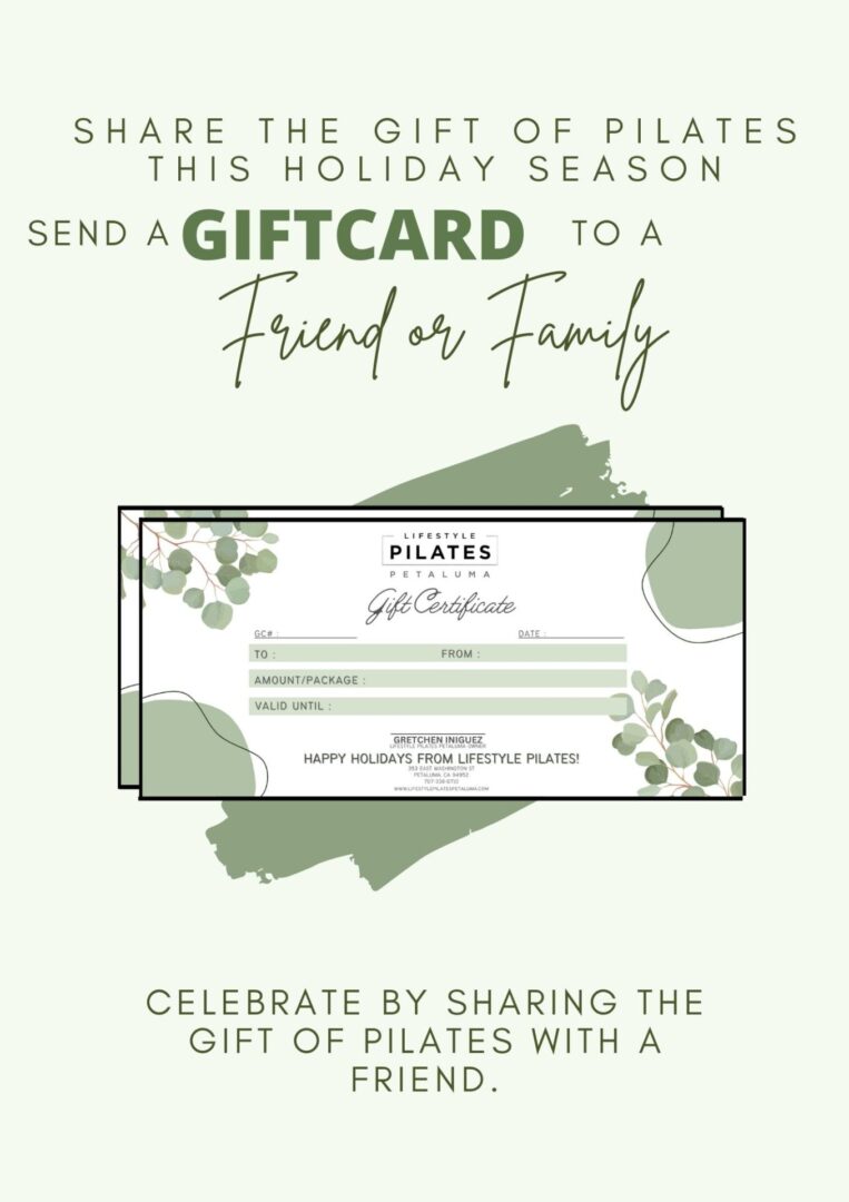 Gift card flyer